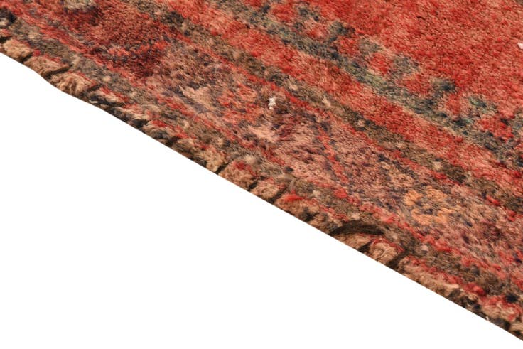 Detail image of 4' 7 x 8' 7 Hand Knotted Ultra Vintage Persian Wool Rug