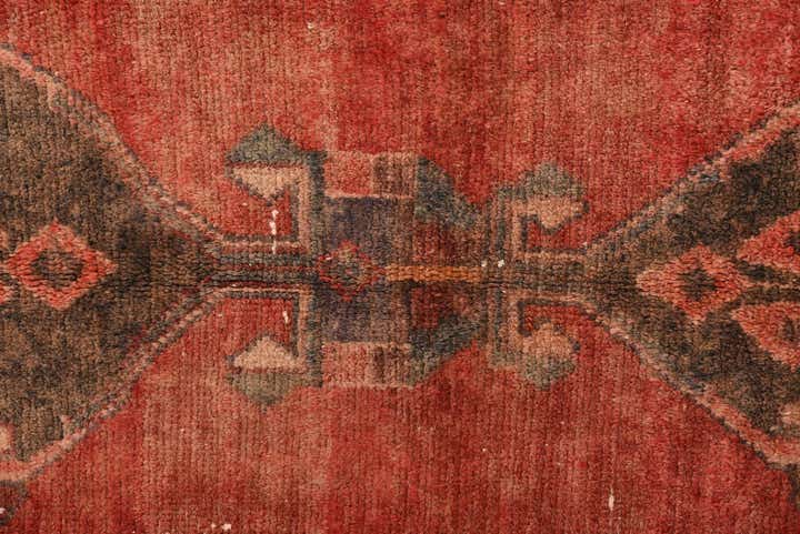 4' 7 x 8' 7 Hand Knotted Ultra Vintage Persian Wool Rug