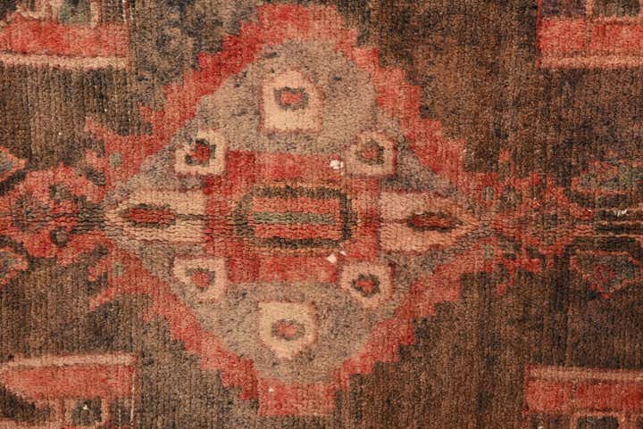 4' 7 x 8' 7 Hand Knotted Ultra Vintage Persian Wool Rug