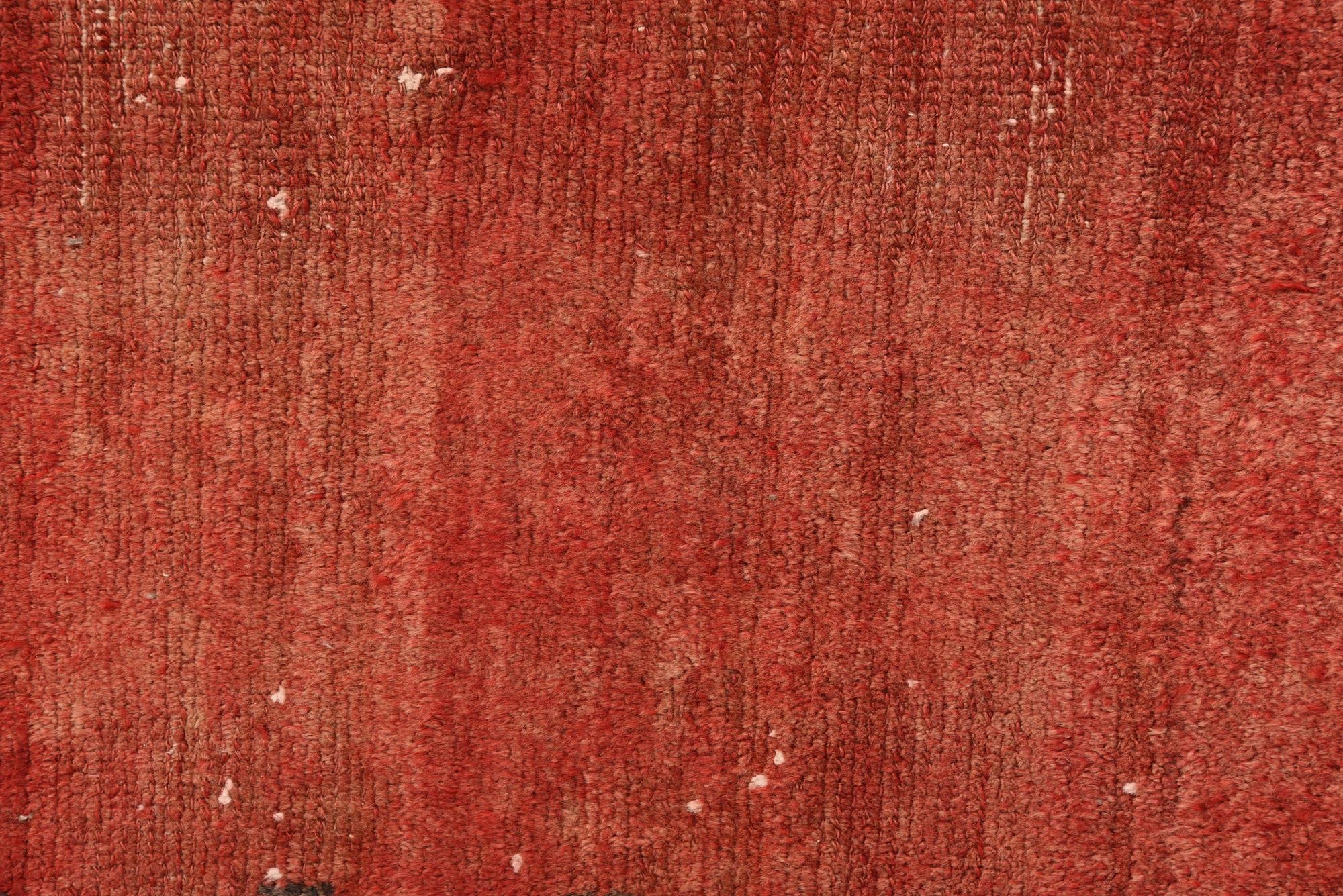 4' 7 x 8' 7 Hand Knotted Ultra Vintage Persian Wool Rug