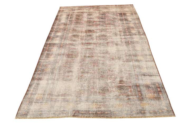 5' x 7' 6 Hand Knotted Ultra Vintage Persian Wool Rug