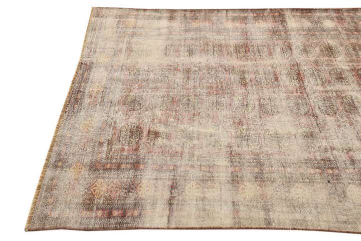 5' x 7' 6 Hand Knotted Ultra Vintage Persian Wool Rug