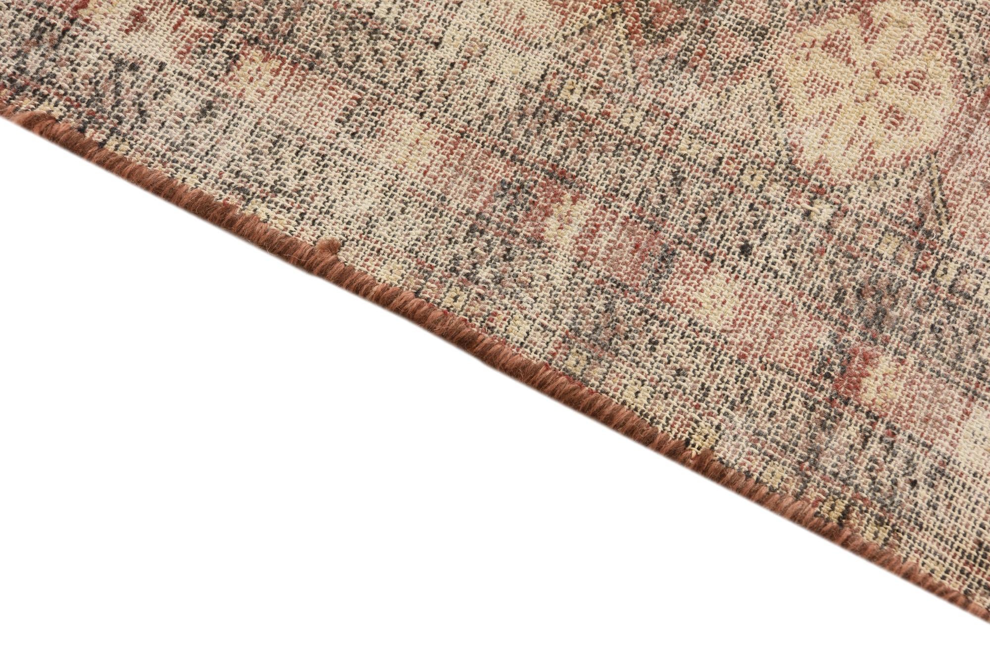 5' x 7' 6 Hand Knotted Ultra Vintage Persian Wool Rug