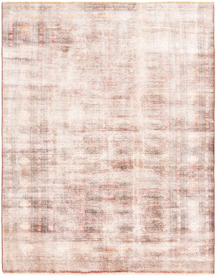 Detail image of 5' x 7' 6 Hand Knotted Ultra Vintage Persian Wool Rug