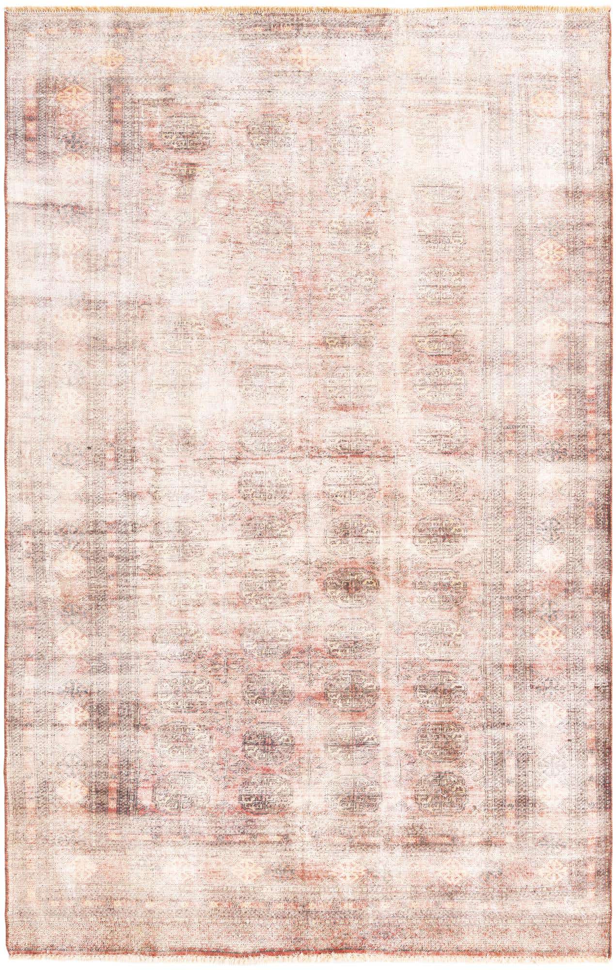 5' x 7' 6 Hand Knotted Ultra Vintage Persian Wool Rug