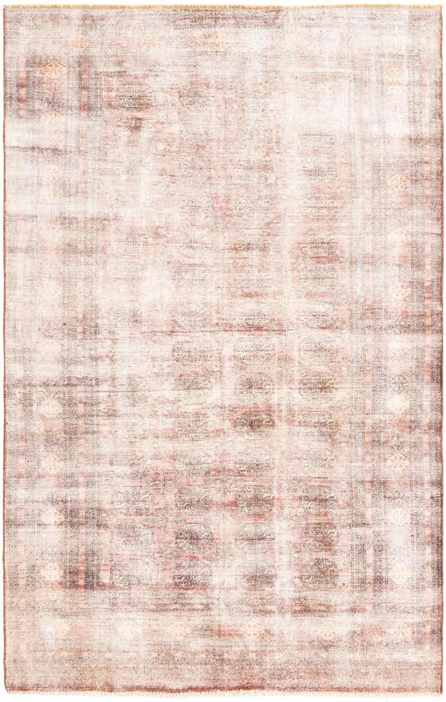 5' x 7' 6 Hand Knotted Ultra Vintage Persian Wool Rug