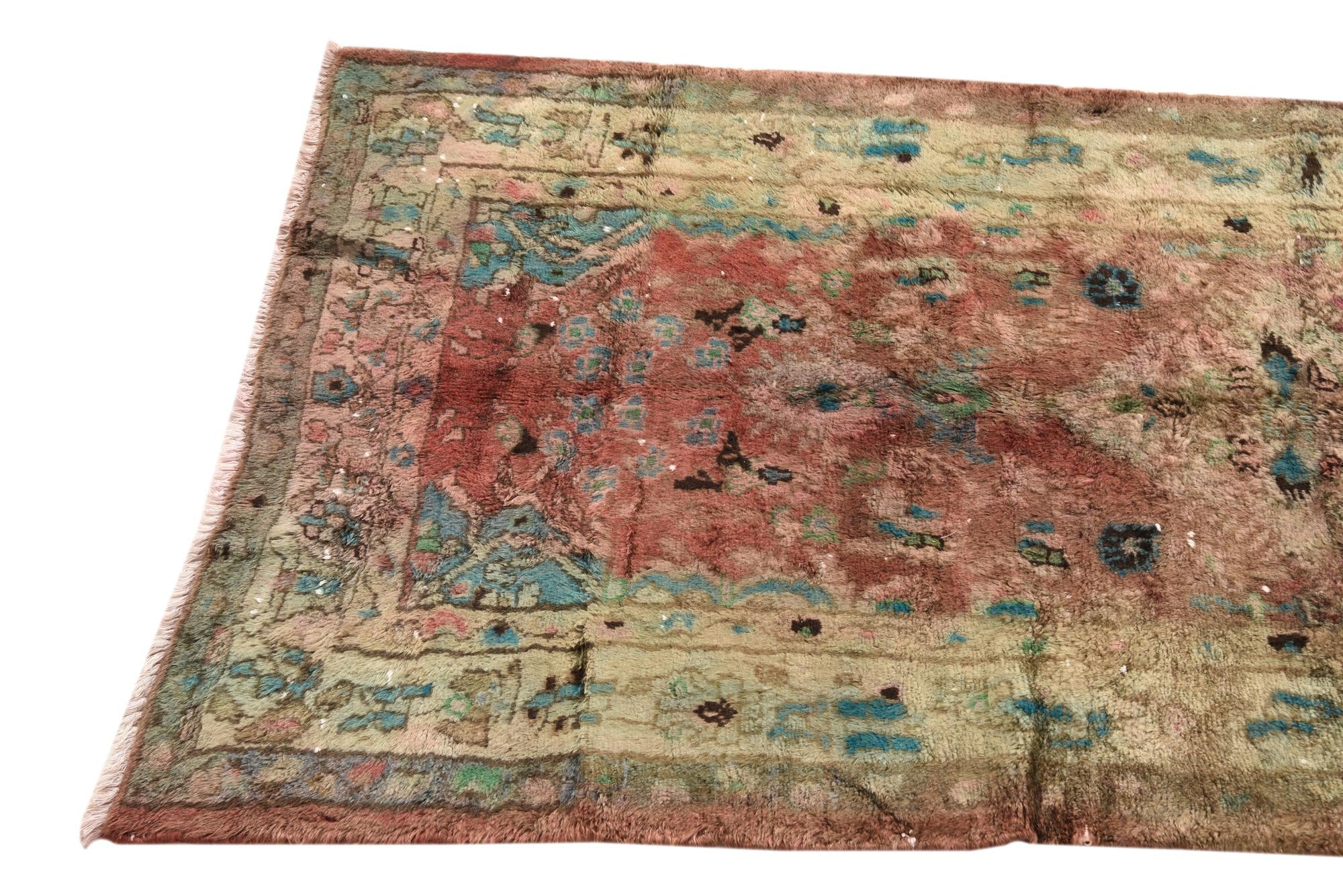 2' 9 x 5' 3 Hand Knotted Ultra Vintage Persian Wool Rug