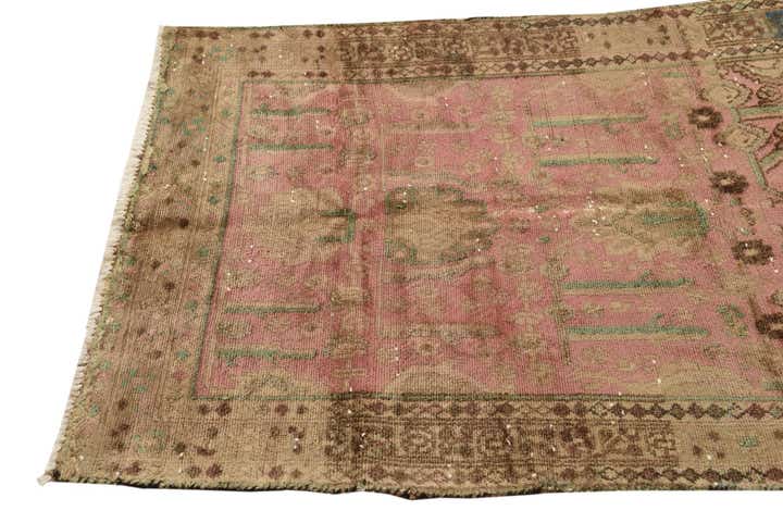 90cm x 170cm Hand Knotted Ultra Vintage Persian Wool Rug