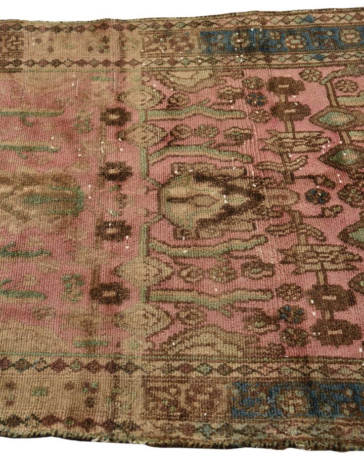 Detail image of 3' x 5' 7  Hand Knotted Ultra Vintage Persian Wool Rug