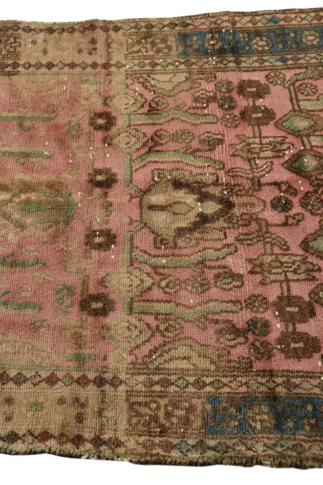 Detail image of 90cm x 170cm Hand Knotted Ultra Vintage Persian Wool Rug