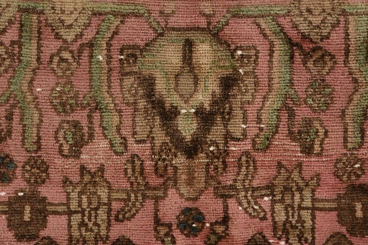 Detail image of 90cm x 170cm Hand Knotted Ultra Vintage Persian Wool Rug
