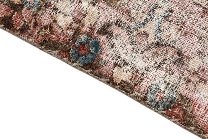 6' 5 x 9' 8 Hand Knotted Ultra Vintage Persian Wool Rug