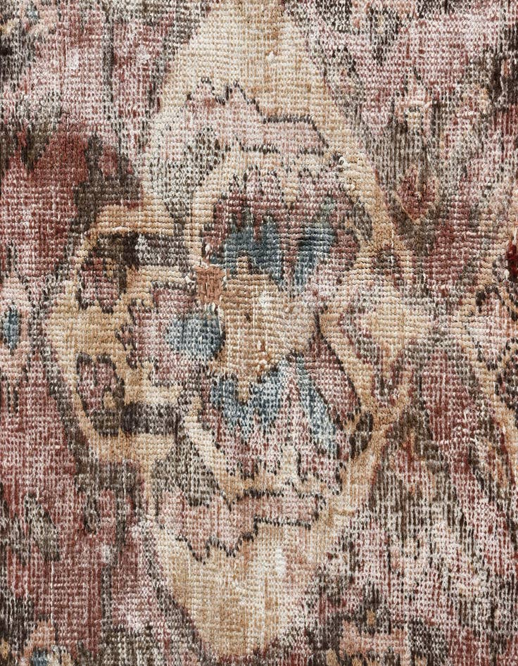 Detail image of 6' 5 x 9' 8  Hand Knotted Ultra Vintage Persian Wool Rug