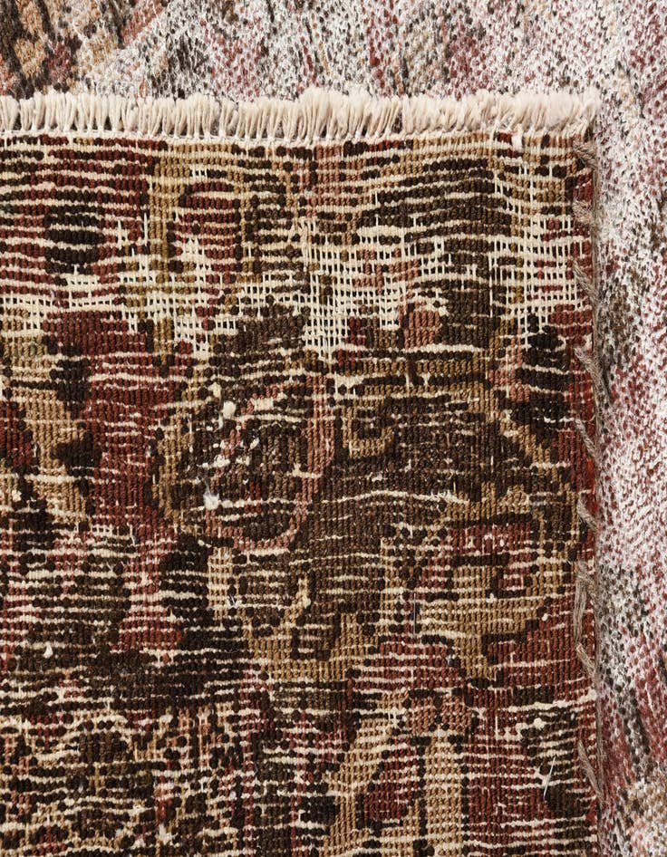 Detail image of 6' 5 x 9' 8  Hand Knotted Ultra Vintage Persian Wool Rug