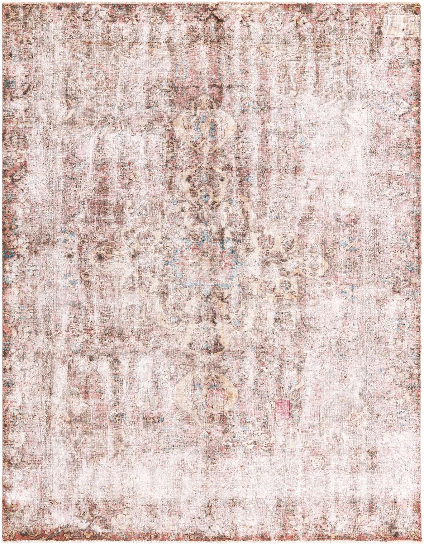 Primary image 6' 5 x 9' 8  Hand Knotted Ultra Vintage Persian Wool Rug
