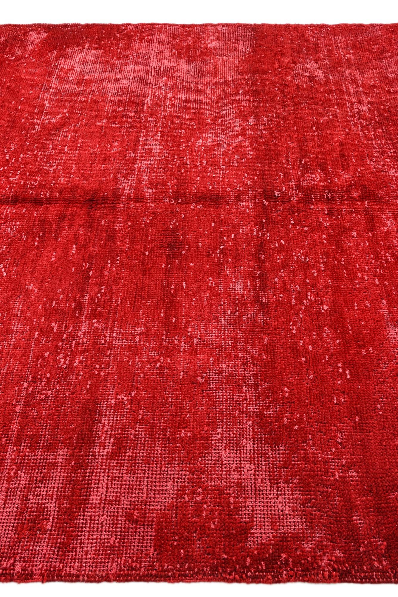 6' 8 x 9' 6 Hand Knotted Ultra Vintage Persian Wool Rug