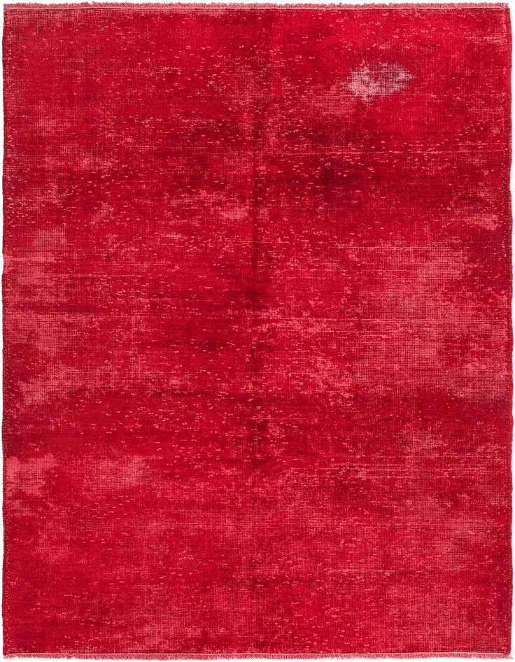 Detail image of 6' 8 x 9' 6 Hand Knotted Ultra Vintage Persian Wool Rug