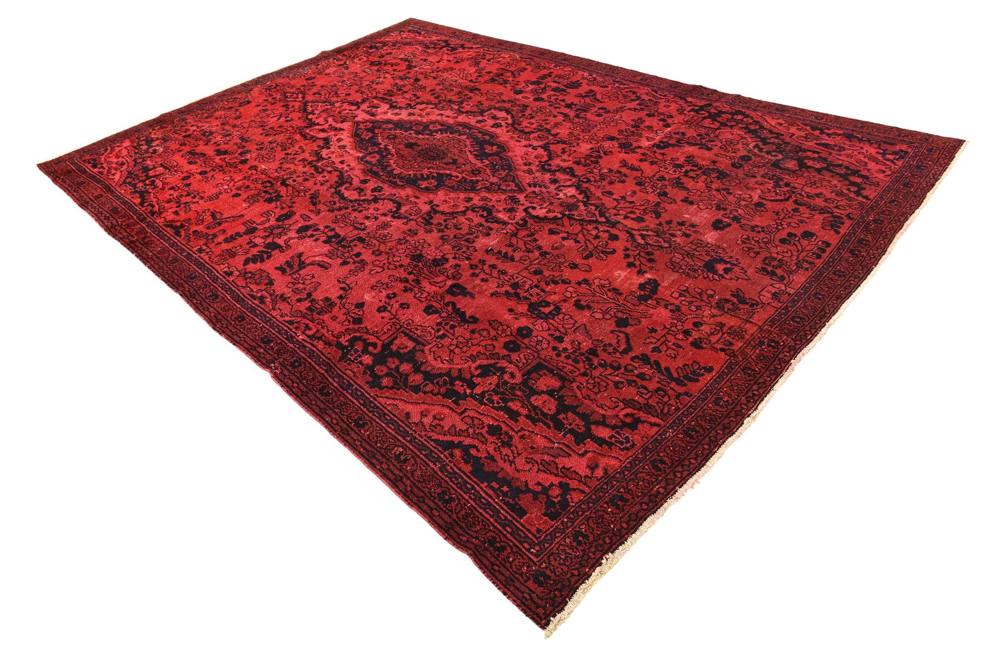 8' 1 x 11' 7 Hand Knotted Ultra Vintage Persian Wool Rug