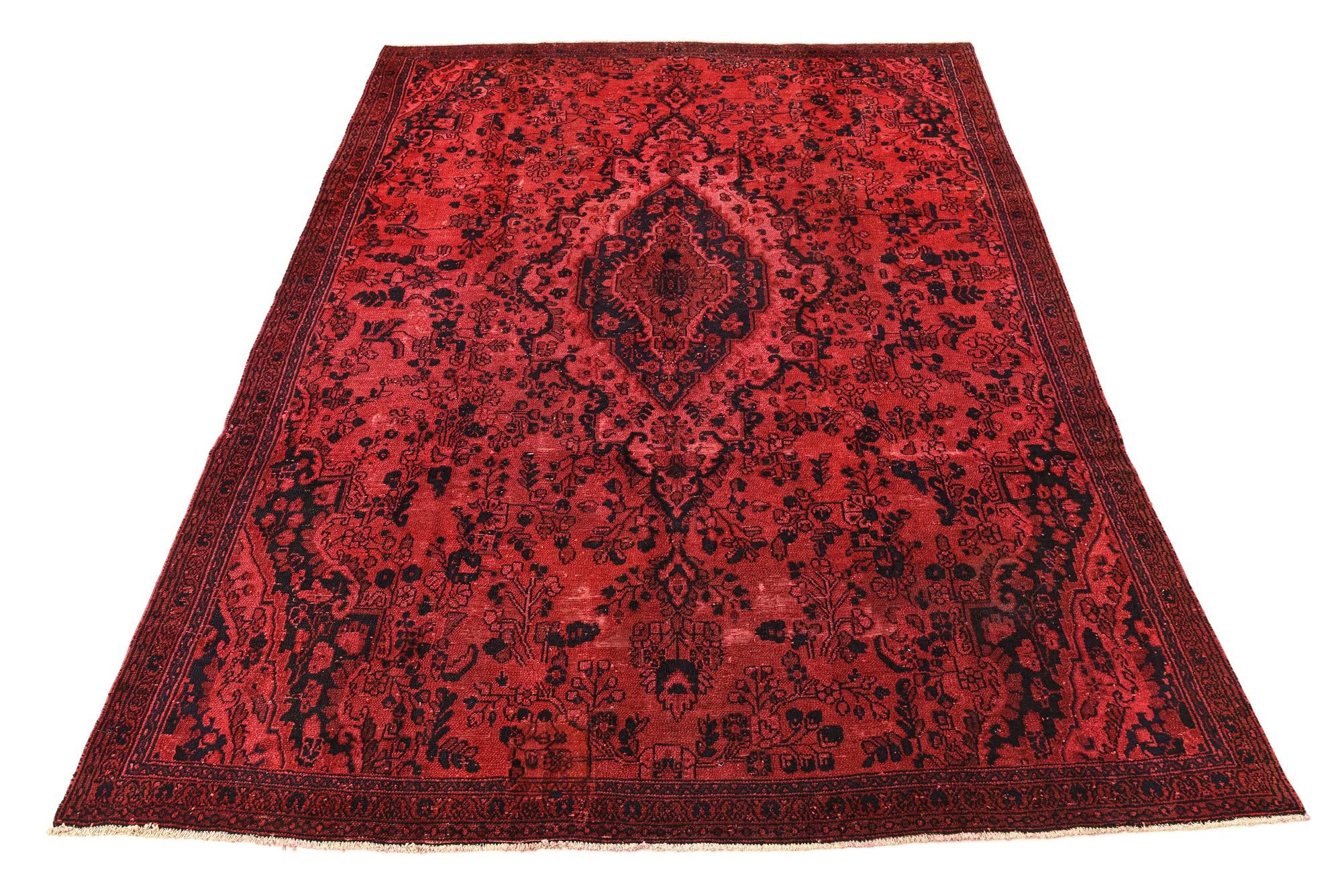 8' 1 x 11' 7 Hand Knotted Ultra Vintage Persian Wool Rug