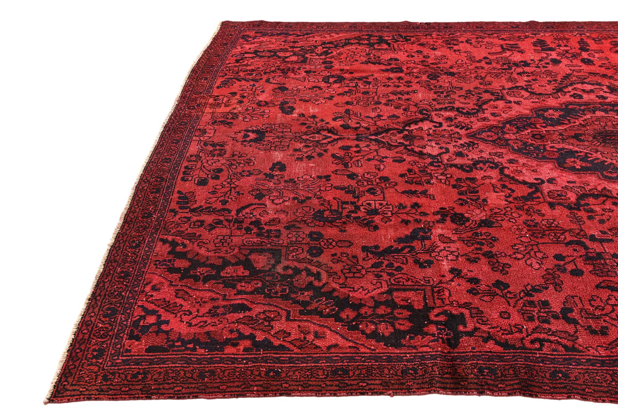 8' 1 x 11' 7 Hand Knotted Ultra Vintage Persian Wool Rug