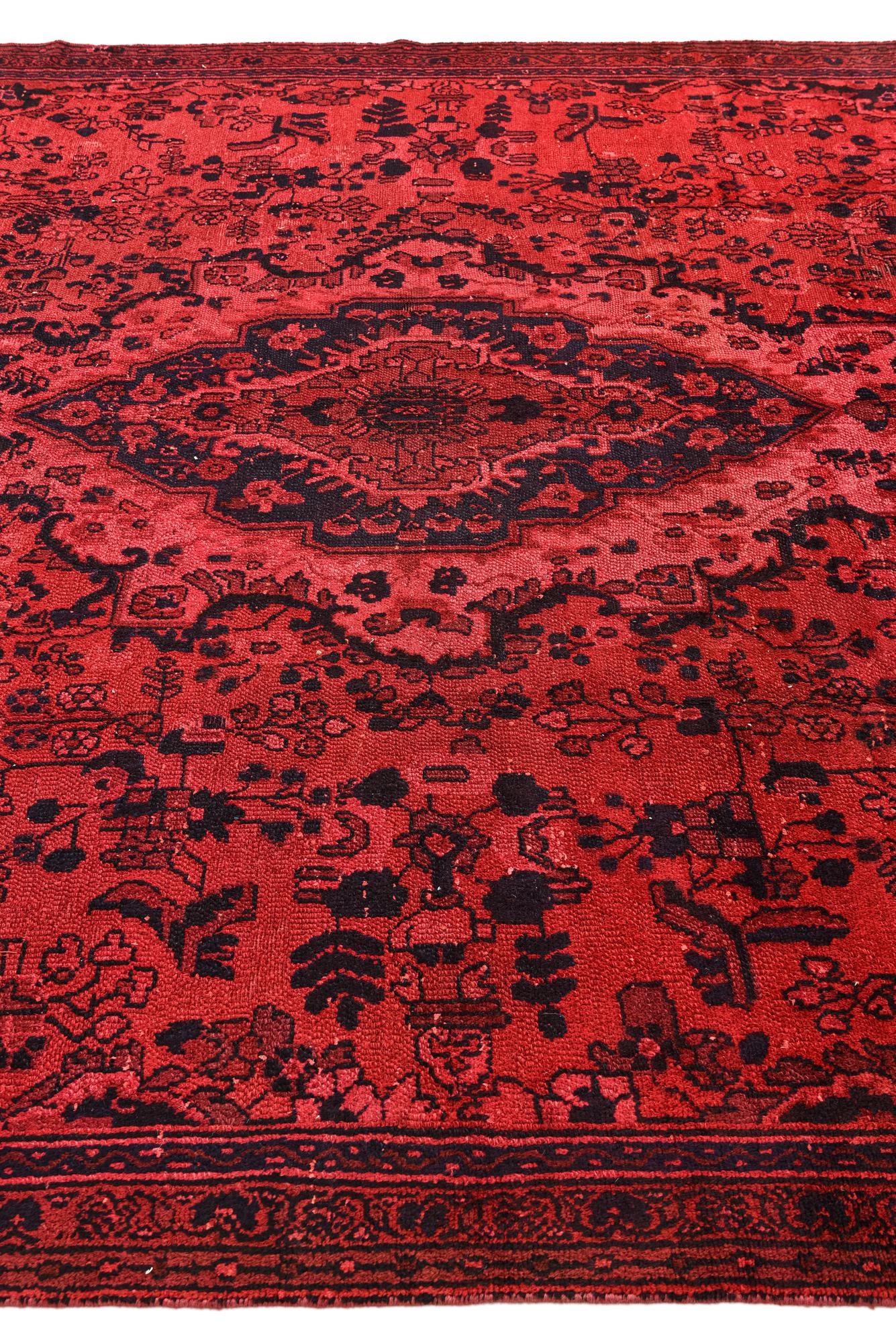 8' 1 x 11' 7 Hand Knotted Ultra Vintage Persian Wool Rug