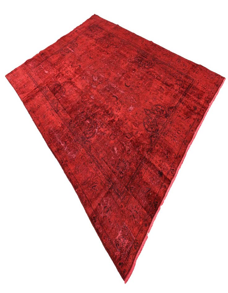 Detail image of 9' x 12' 7  Hand Knotted Ultra Vintage Persian Wool Rug