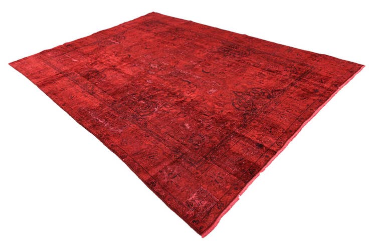 Detail image of 9' x 12' 7 Hand Knotted Ultra Vintage Persian Wool Rug