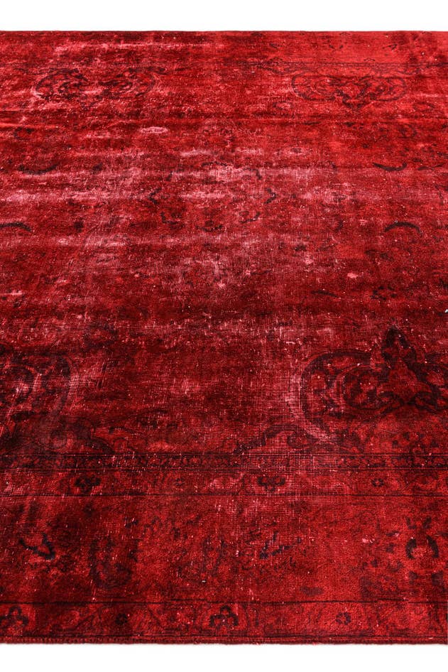 Detail image of 9' x 12' 7 Hand Knotted Ultra Vintage Persian Wool Rug