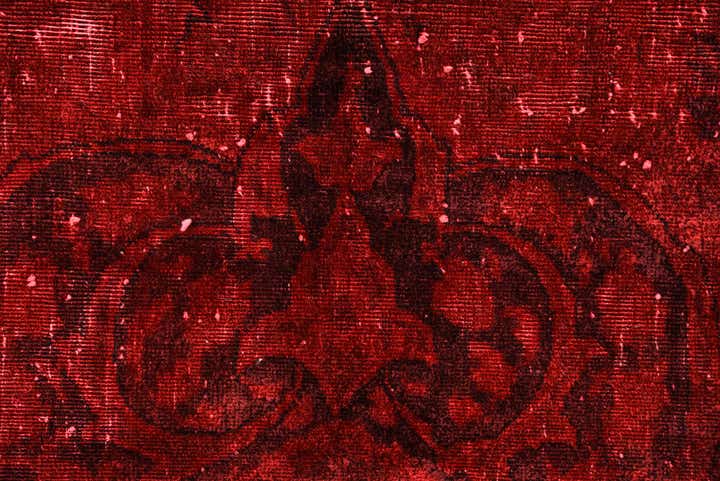 9' x 12' 7 Hand Knotted Ultra Vintage Persian Wool Rug