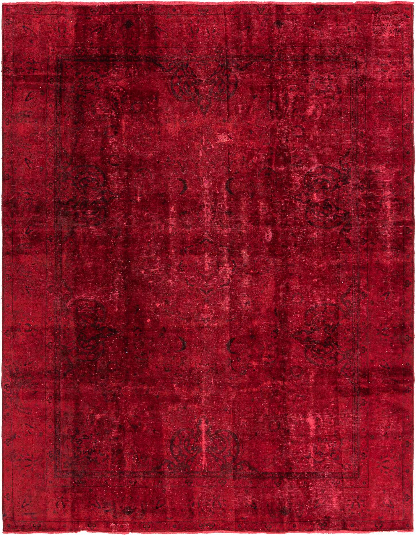 Primary image 9' x 12' 7  Hand Knotted Ultra Vintage Persian Wool Rug