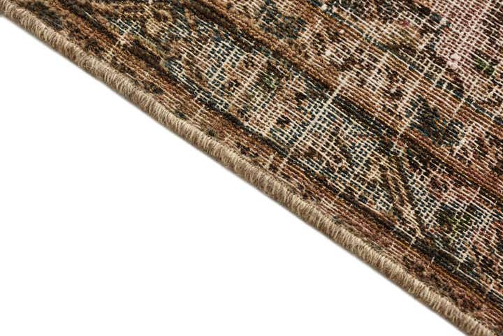 7' x 9' 9 Hand Knotted Ultra Vintage Persian Wool Rug