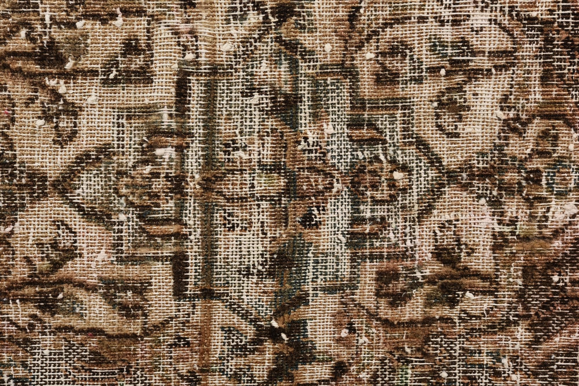 7' x 9' 9 Hand Knotted Ultra Vintage Persian Wool Rug