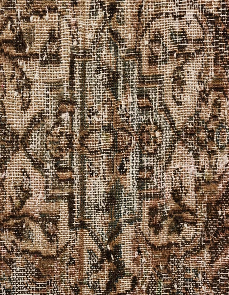 Detail image of 7' x 9' 9  Hand Knotted Ultra Vintage Persian Wool Rug