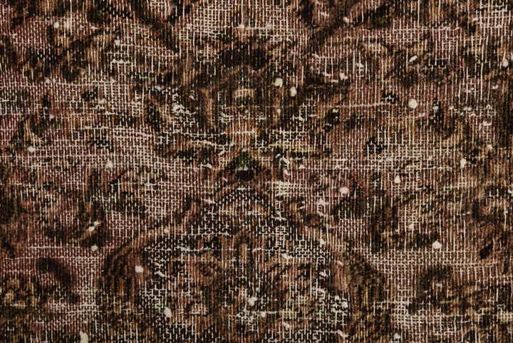 7' x 9' 9 Hand Knotted Ultra Vintage Persian Wool Rug