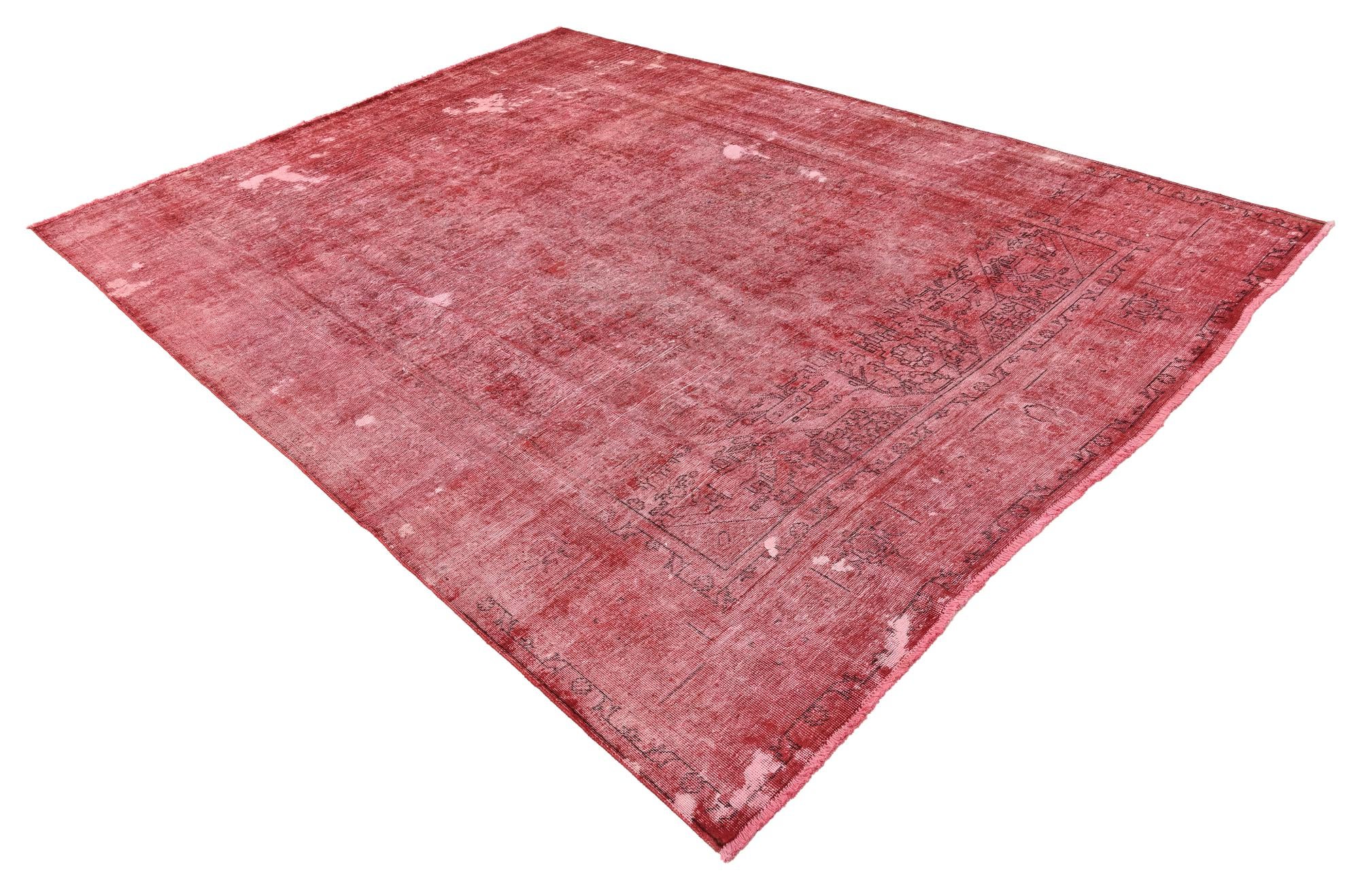 8' 1 x 11' 2 Hand Knotted Ultra Vintage Persian Wool Rug