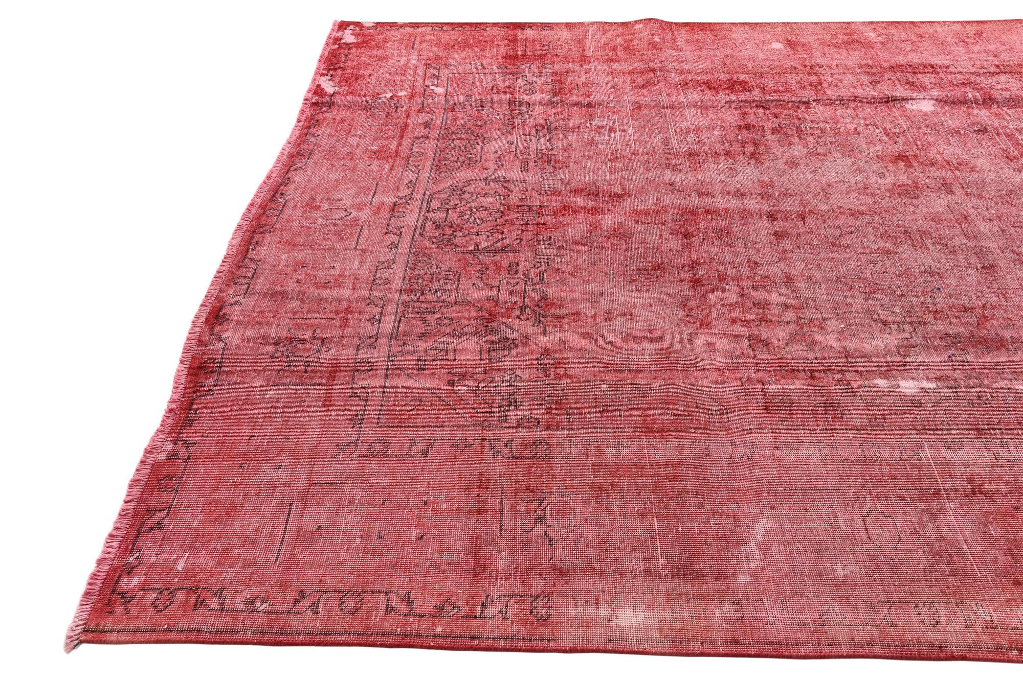 8' 1 x 11' 2 Hand Knotted Ultra Vintage Persian Wool Rug