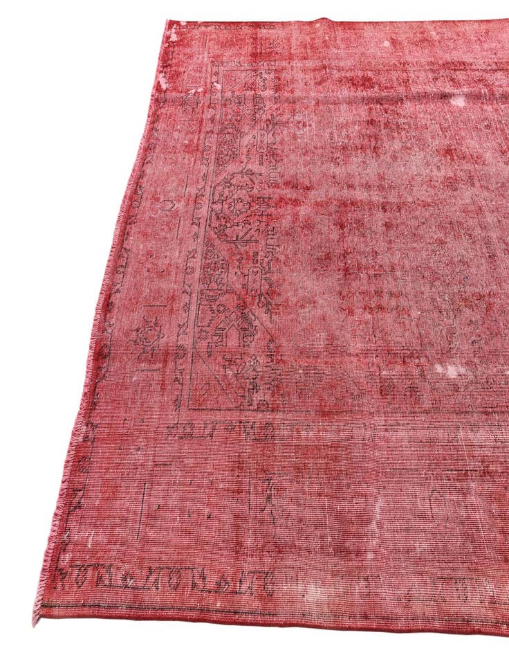 Detail image of 8' 1 x 11' 2  Hand Knotted Ultra Vintage Persian Wool Rug