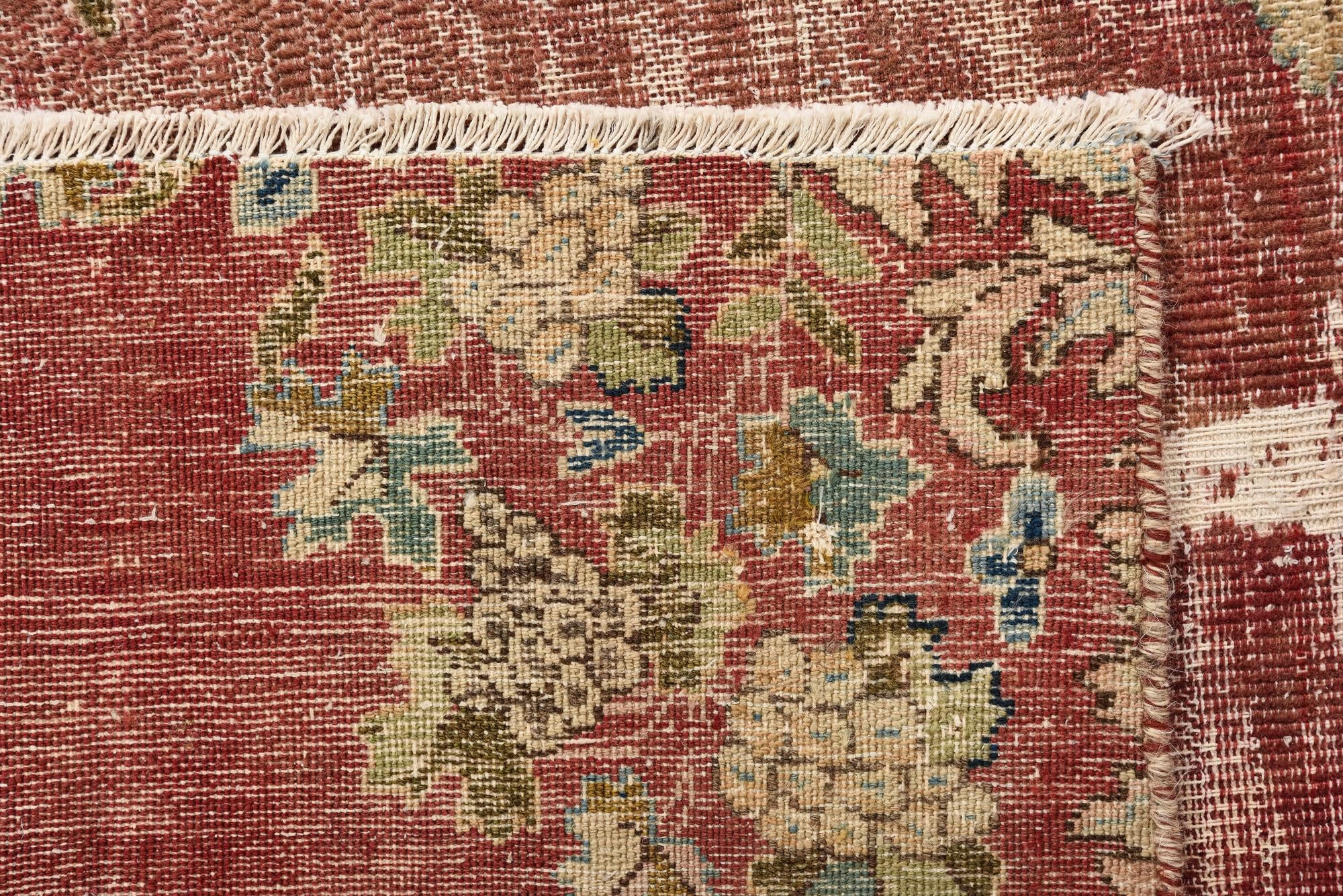 5' 3 x 7' 10 Hand Knotted Ultra Vintage Persian Wool Rug