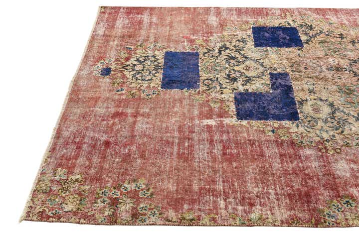 5' 3 x 7' 10 Hand Knotted Ultra Vintage Persian Wool Rug