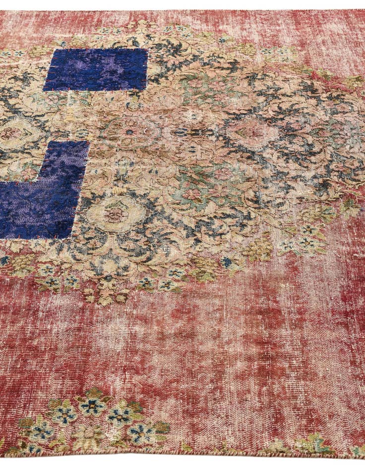 Detail image of 5' 3 x 7' 10  Hand Knotted Ultra Vintage Persian Wool Rug