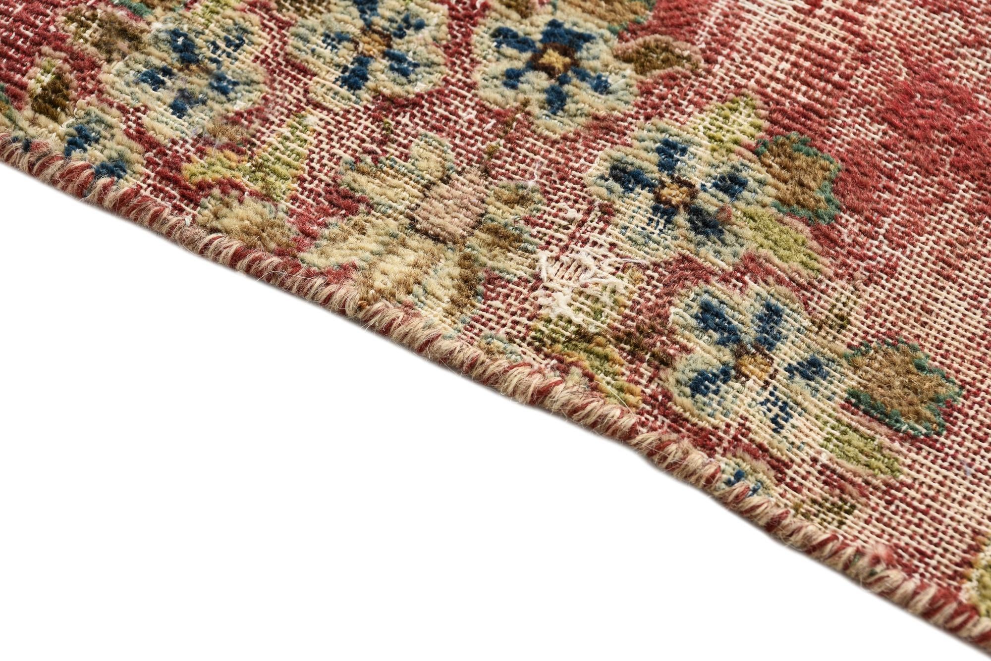 5' 3 x 7' 10 Hand Knotted Ultra Vintage Persian Wool Rug