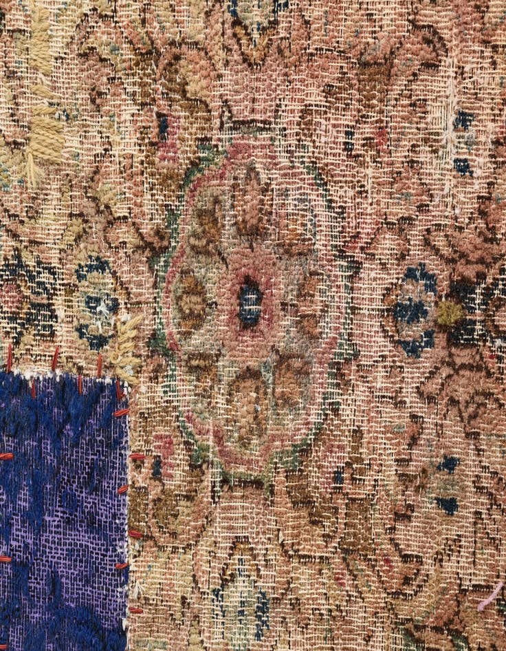 Detail image of 5' 3 x 7' 10  Hand Knotted Ultra Vintage Persian Wool Rug