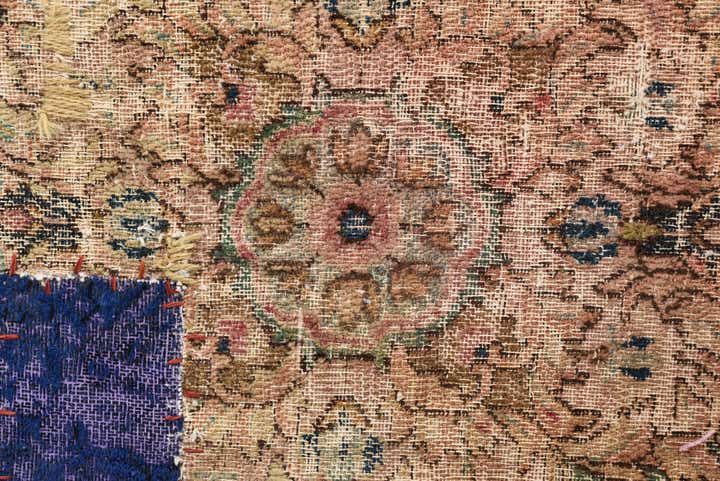 5' 3 x 7' 10 Hand Knotted Ultra Vintage Persian Wool Rug