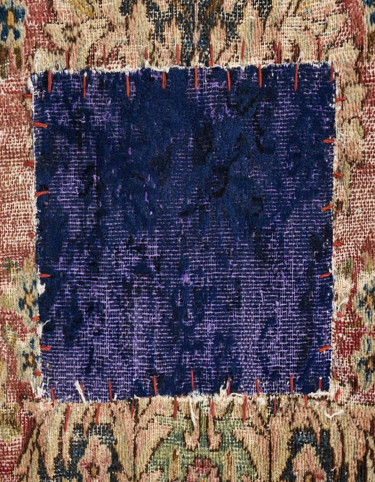 Detail image of 5' 3 x 7' 10  Hand Knotted Ultra Vintage Persian Wool Rug