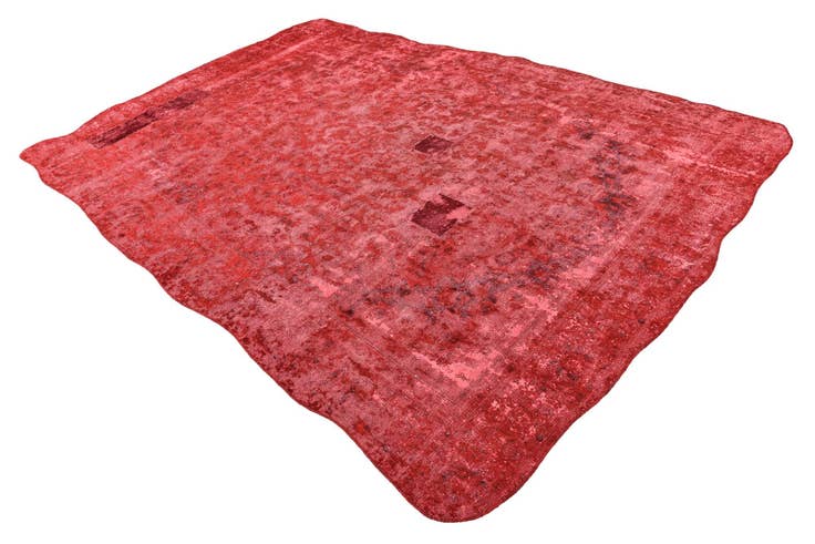 Detail image of 7' 7 x 10' 9 Hand Knotted Ultra Vintage Persian Wool Rug