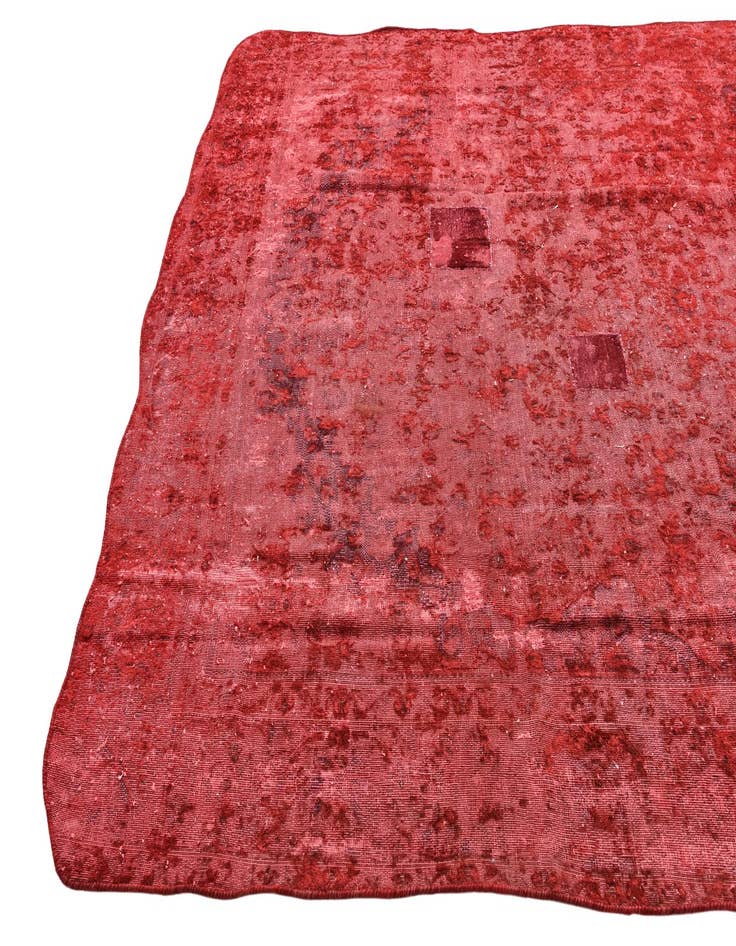 Detail image of 7' 7 x 10' 9  Hand Knotted Ultra Vintage Persian Wool Rug