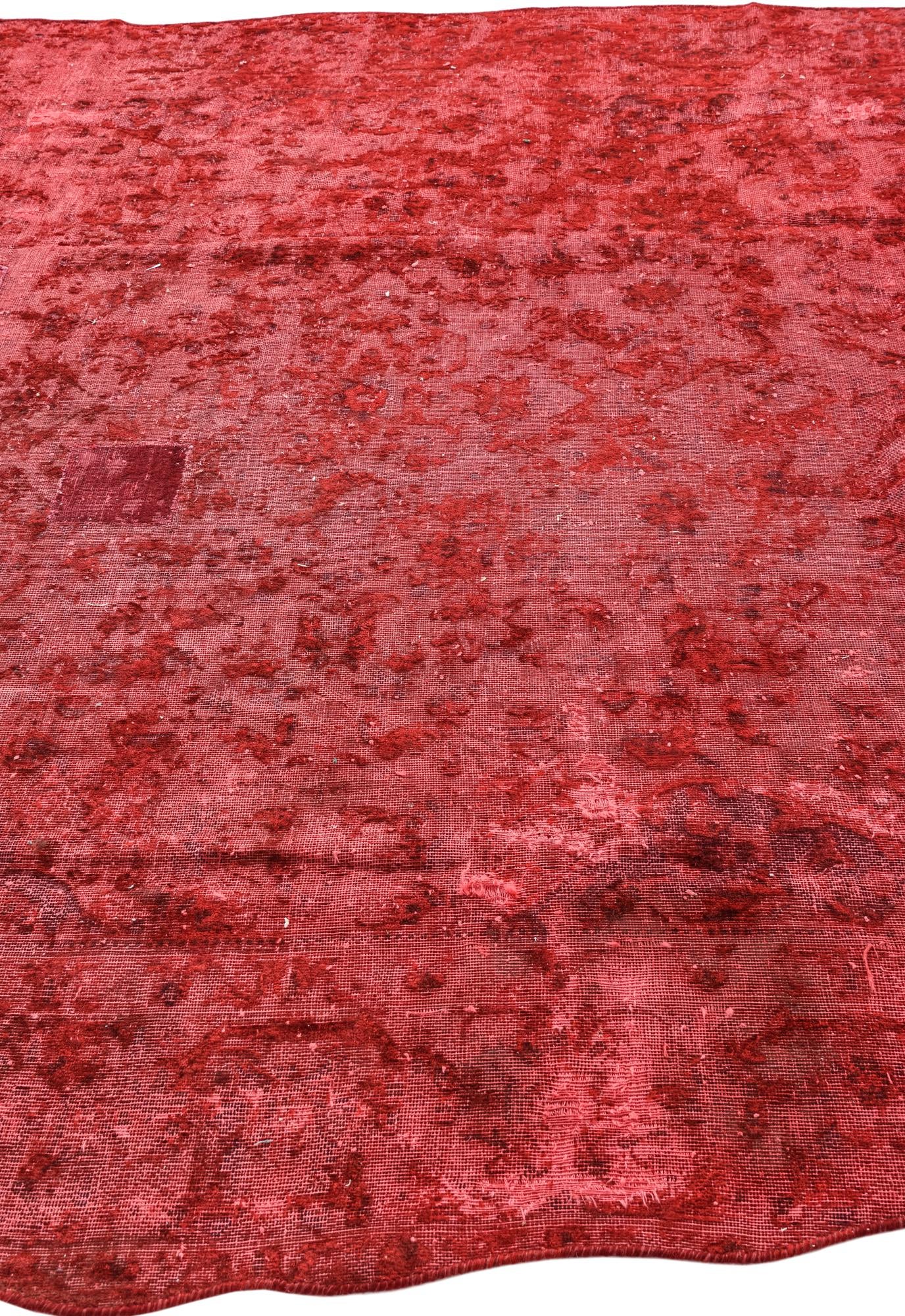 7' 7 x 10' 9 Hand Knotted Ultra Vintage Persian Wool Rug