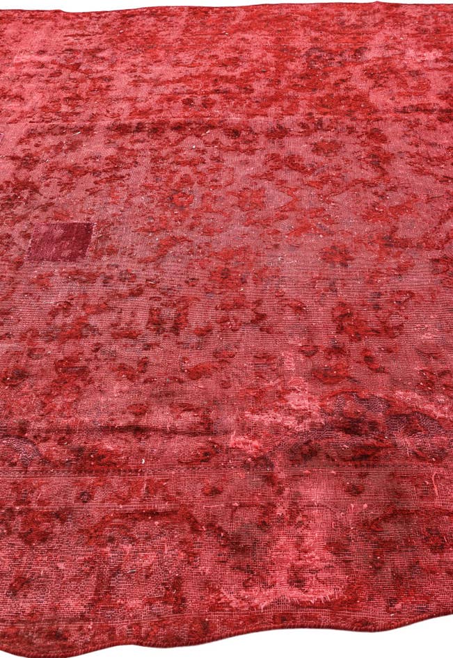 Detail image of 7' 7 x 10' 9 Hand Knotted Ultra Vintage Persian Wool Rug