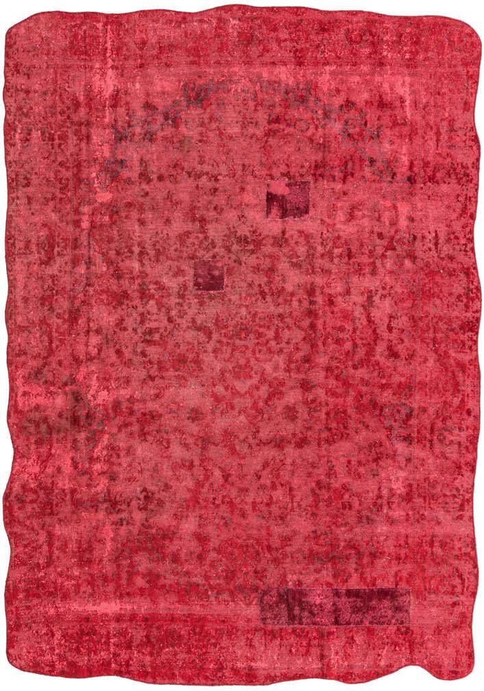 7' 7 x 10' 9 Hand Knotted Ultra Vintage Persian Wool Rug