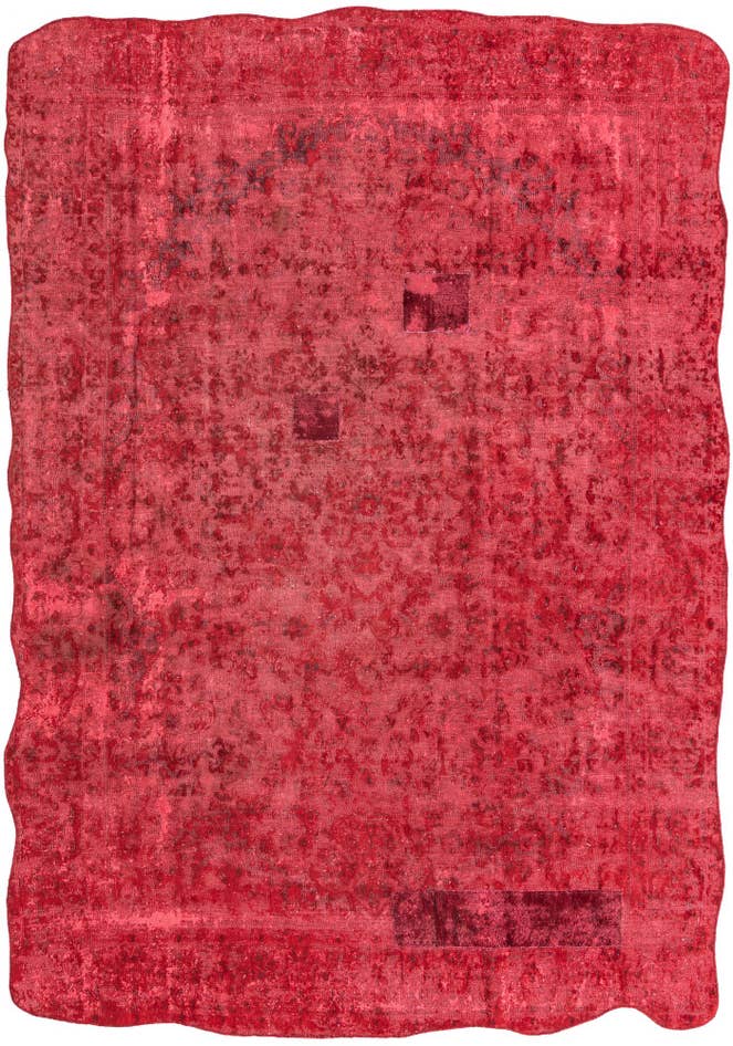 Detail image of 7' 7 x 10' 9 Hand Knotted Ultra Vintage Persian Wool Rug